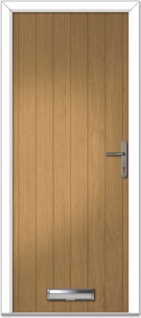 Irish Oak Cottage Solid Composite Door