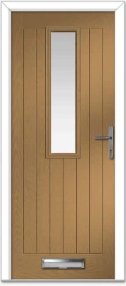 Irish Oak Saunton Farmhouse Composite Door