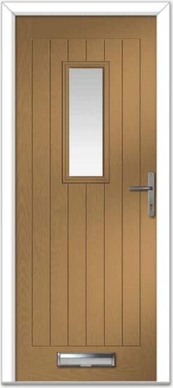 Irish Oak Sunningdale Farmhouse Composite Door