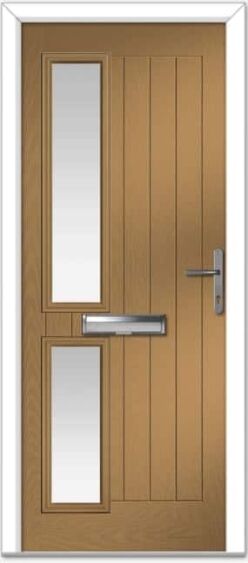 Irish Oak Valderrama Left Farmhouse Composite Door Order