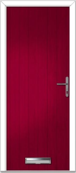 Red Cottage Solid Composite Door