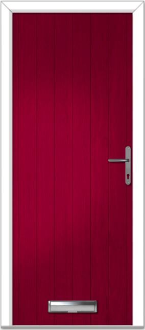 Red Cottage Solid Composite Door