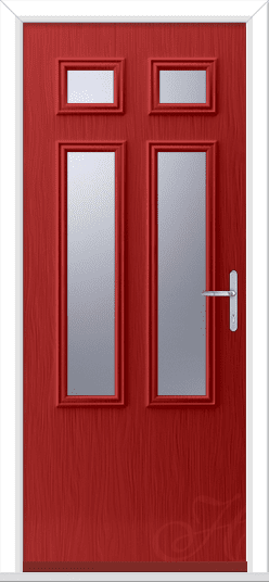 Red Flush Lancia 4 GRP Composite Door