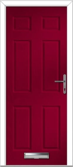 Red Muirfield Solid Composite Door