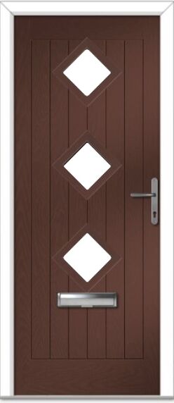 Rosewood Belfry 3 Farmhouse Composite Door