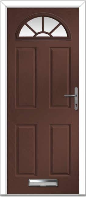 Rosewood Portrush Sunburst Composite Door
