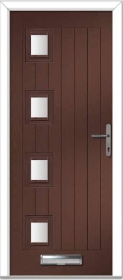 Rosewood Seminole 4 Left Farmhouse Composite Door