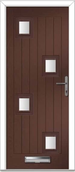 Rosewood Seminole 5 Right Farmhouse Composite Door