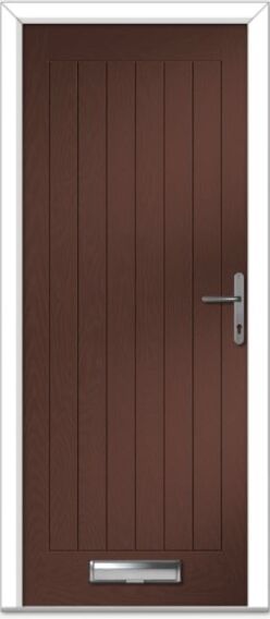 Rosewood Farmhouse Solid Composite Door