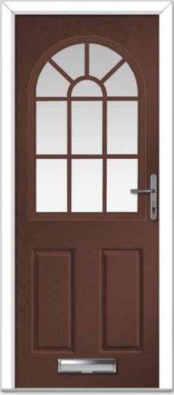 Rosewood Turnberry Grid Composite Door