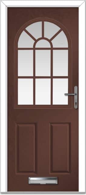 Rosewood Turnberry Grid Composite Door