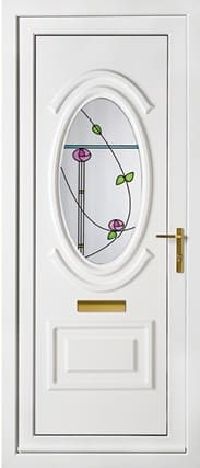 Richmond One Resin Tweed Panel uPVC Door