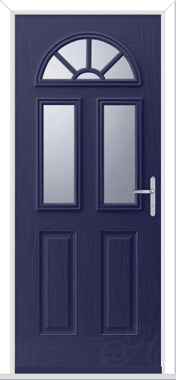 Blue Tuscan 3 Geo Bar GRP Composite Door 1 Blue Tuscan 3 Geo Bar GRP Composite Door