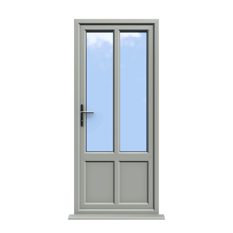 Bradford - Agate Grey Double Glazed uPVC Door Supply Only 1 Bradford - Agate Grey Double Glazed uPVC Door Supply Only