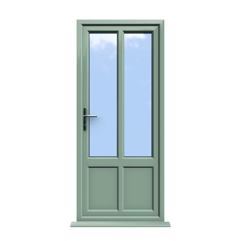 Bradford - Chartwell Green Double Glazed uPVC Door Supply Only 1 Bradford - Chartwell Green Double Glazed uPVC Door Supply Only