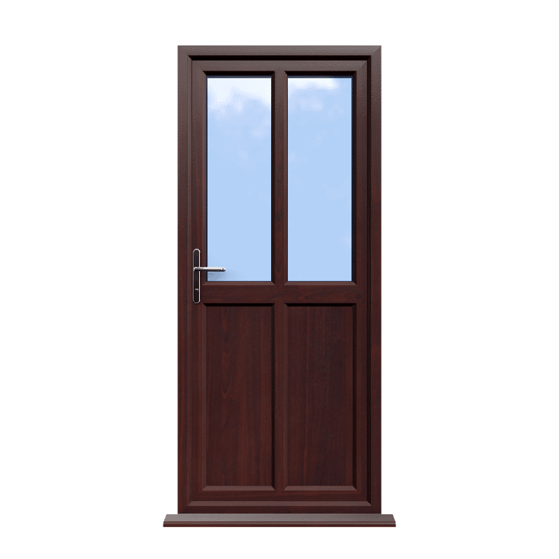 Cambridge - Rosewood uPVC Door Supply Only 1 Cambridge - Rosewood uPVC Door Supply Only