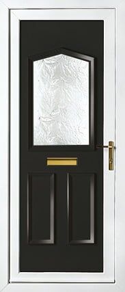 Oxford One Patterned Panel uPVC Door 1 Oxford One Patterned Panel uPVC Door