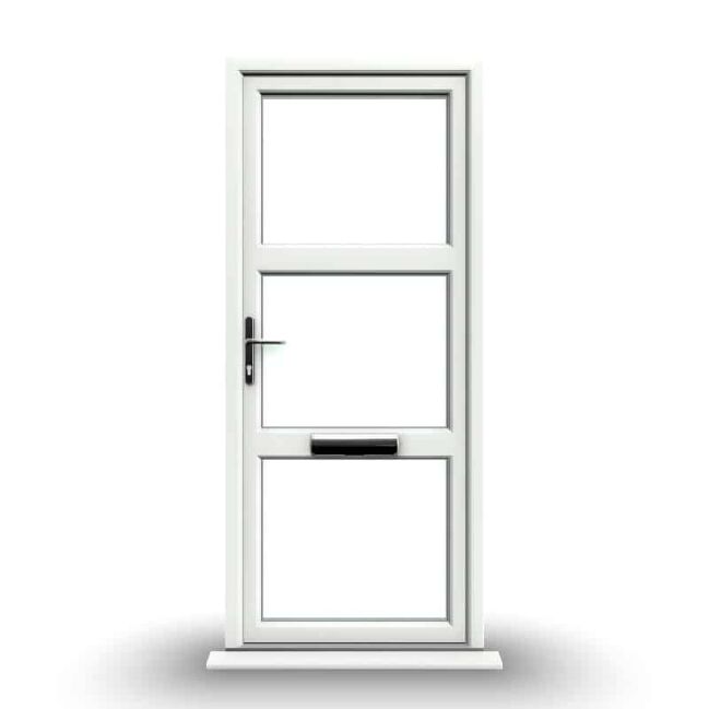 Birmingham - White Double Glazed uPVC Door Supply Only 1 Birmingham - White Double Glazed uPVC Door Supply Only