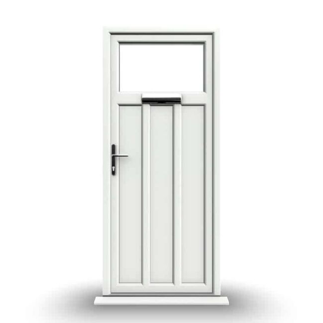 Derby - White Double Glazed uPVC Door Supply Only