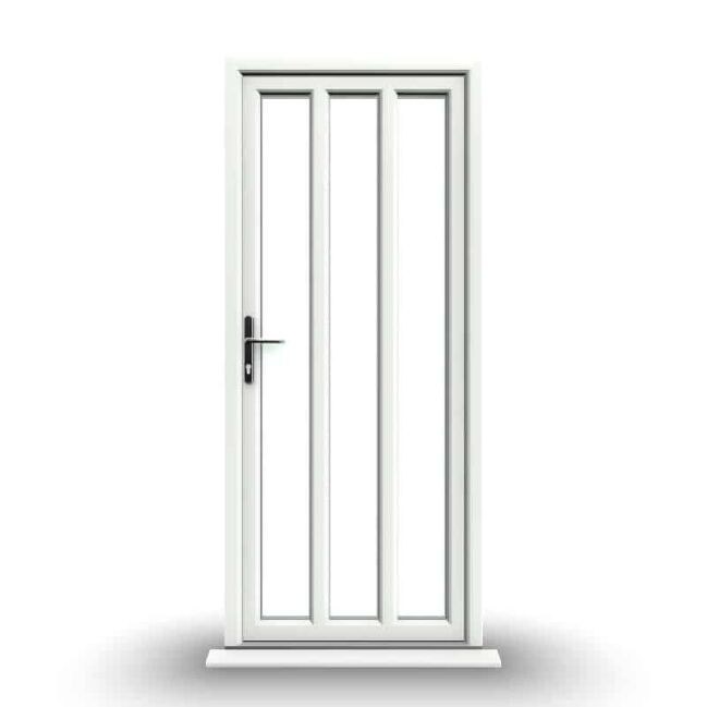 London - White Double Glazed uPVC Door Supply Only 1 London - White Double Glazed uPVC Door Supply Only