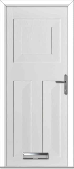 White Eaton Solid Composite Door 1 White Eaton Solid Composite Door