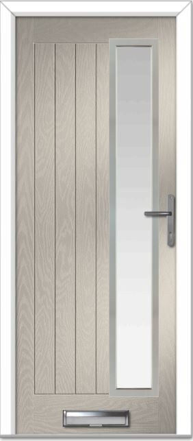 Cream Augusta Long Right Farmhouse Composite Door