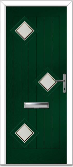 Green Belfry 3 Right Composite Door