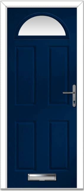 Blue Portrush Composite Door 1 Blue Portrush Composite Door
