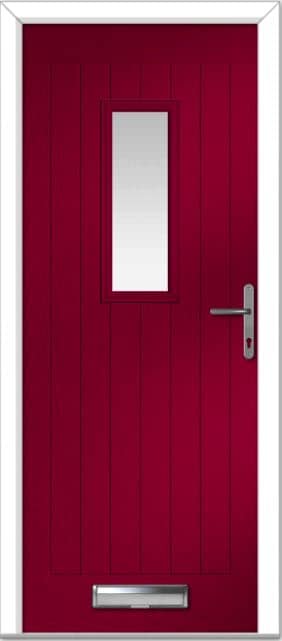 Red Sunningdale Farmhouse Composite Door 1 Red Sunningdale Farmhouse Composite Door