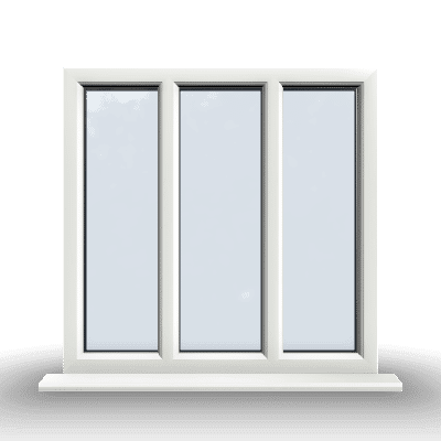 3x1 Section Fixed uPVC Window 1 3 Section Fixed uPVC Window