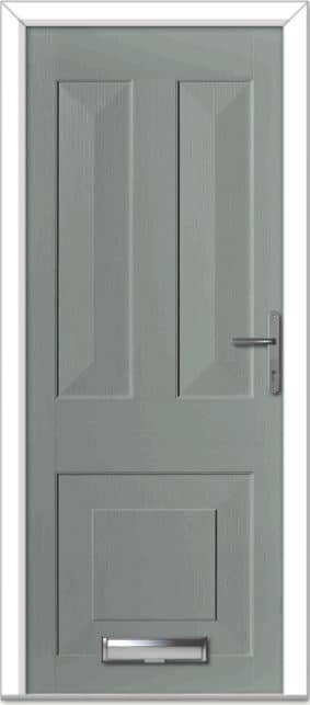 Agate Grey Knightsbridge Solid Composite Door 1 Agate Grey Knightsbridge Solid Composite Door