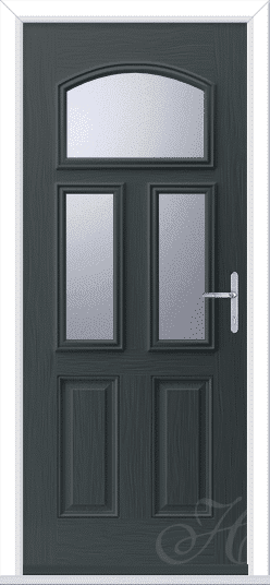 Anthracite Grey Alpine 3 GRP Composite Door 1 Anthracite Grey Alpine 3 GRP Composite Door