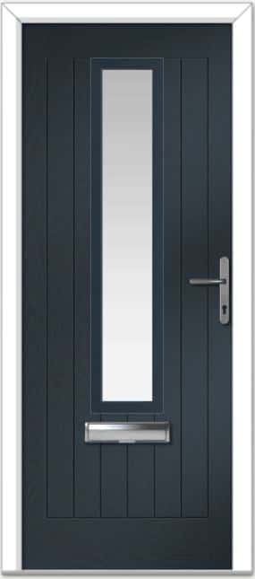 Anthracite Grey Augusta Centre Farmhouse Composite Door 1 Anthracite Grey Augusta Centre Farmhouse Composite Door
