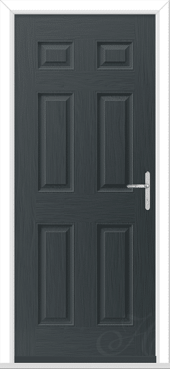 Anthracite Grey Camarque Solid GRP Composite Door 1 Anthracite Grey Camarque Solid GRP Composite Door