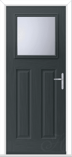 Anthracite Grey Capri 1 GRP Composite Door 1 Anthracite Grey Capri 1 GRP Composite Door