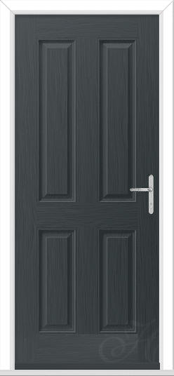 Anthracite Grey Esprit Solid GRP Composite Door 1 Anthracite Grey Esprit Solid GRP Composite Door