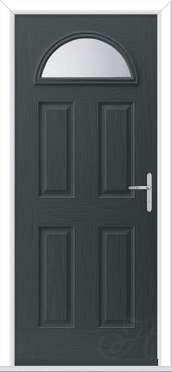 Anthracite Grey Tuscan 1 GRP Composite Door 1 Anthracite Grey Tuscan 1 GRP Composite Door