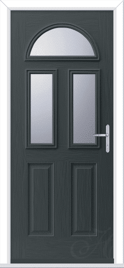 Anthracite Grey Tuscan 3 GRP Composite Door 1 Anthracite Grey Tuscan 3 GRP Composite Door