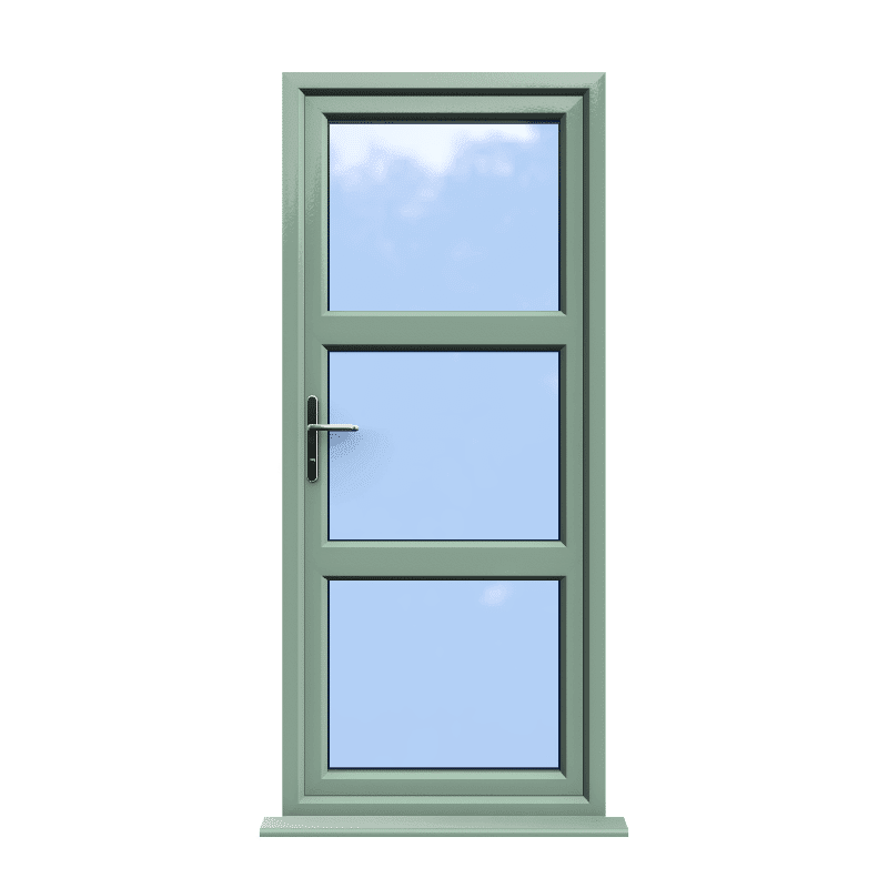 Birmingham - Chartwell Green Double Glazed uPVC Door Supply Only 1 Birmingham - Chartwell Green Double Glazed uPVC Door Supply Only