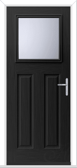 Black Capri 1 GRP Composite Door 1 Black Capri 1 GRP Composite Door