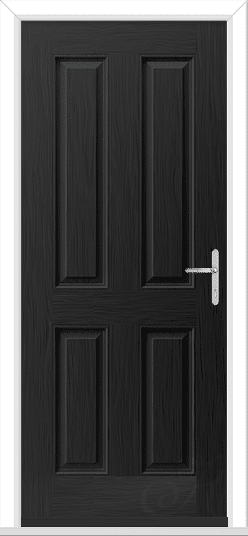 Black Esprit Solid GRP Composite Door 1 Black Esprit Solid GRP Composite Door