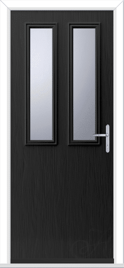 Black Flush Cosworth 2 GRP Composite Door 1 Black Flush Cosworth 2 GRP Composite Door