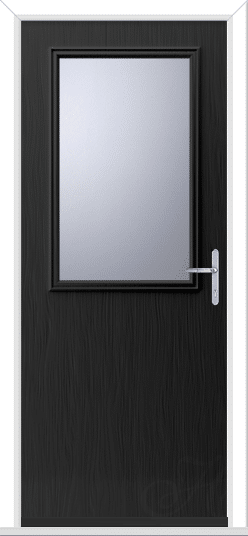 Black Flush Escala 1 GRP Composite Door 1 Black Flush Escala 1 GRP Composite Door