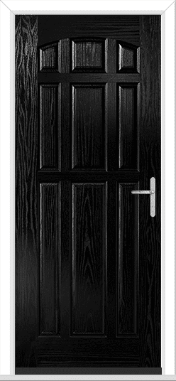 Black Impala Solid GRP Composite Door 1 Black Impala Solid GRP Composite Door