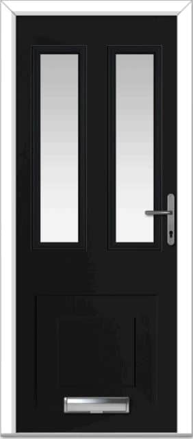 Black Knightsbridge Composite Door 1 Black Knightsbridge Composite Door