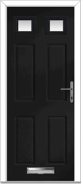 Black Muirfield Composite Door 1 Black Muirfield Composite Door