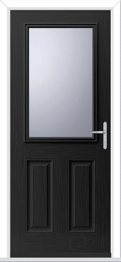 Black Mulsanne 1 GRP Composite Door 1 Black Mulsanne 1 GRP Composite Door