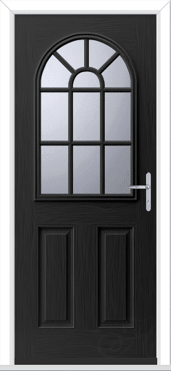 Black Snipe 1 Geo Bar GRP Composite Door 1 Black Snipe 1 Geo Bar GRP Composite Door