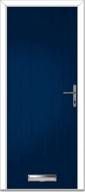 Blue Cottage Solid Composite Door 1 Blue Cottage Solid Composite Door