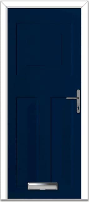Blue Eaton Solid Composite Door 1 Blue Eaton Solid Composite Door